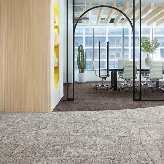 Interface Composure carpet tile with stairs in background