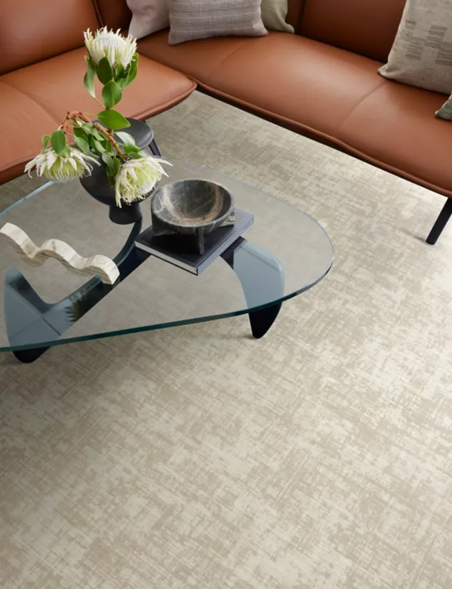 Interface Heirloom plank LVT in workplace seating area