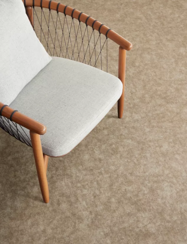 Interface Plaster LVT in workplace seating area